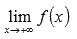 [ a ;  + ∞) , udfør beregninger af værdien af ​​funktionen ved punktet x = a og grænsen ved + ∞   ;