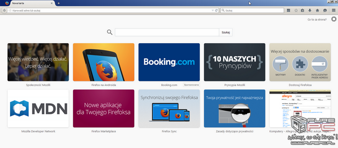 В самом начале мы посмотрим на браузер Firefox