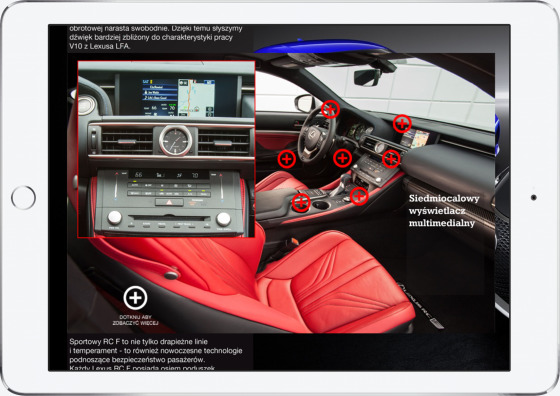Согласно предположениям создателей, автомобили на экране iPad приобрели динамику, которой им не хватало в бумажных изданиях газет